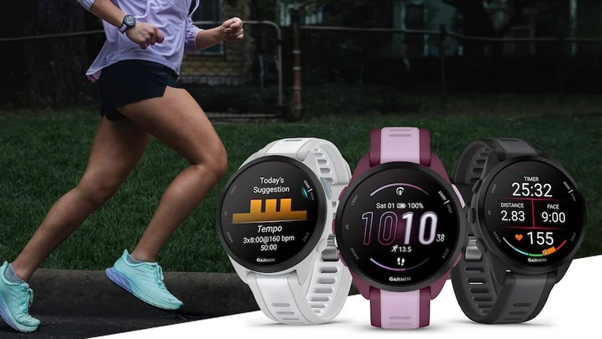 Garmin Forerunner 165 and Forerunner 165 Music