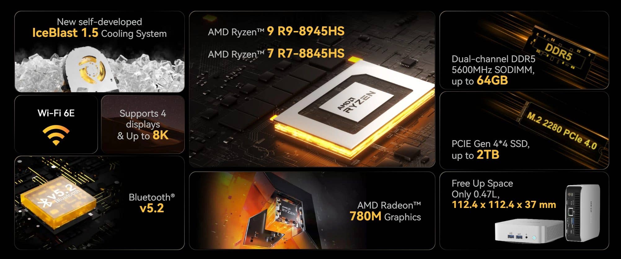 Geekom A8 specifications