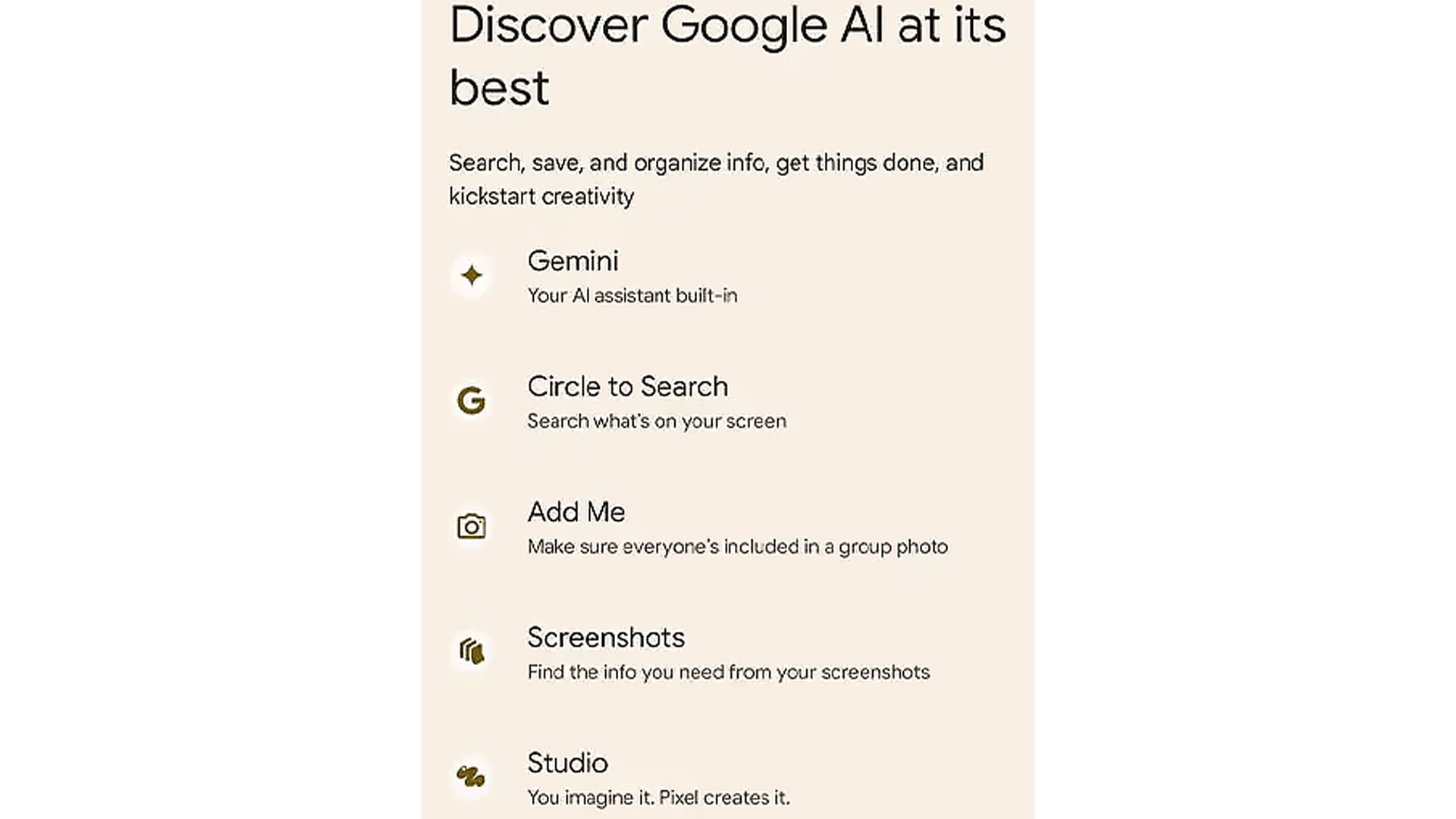 Google's AI features debuting on the Pixel 9 (Pro)