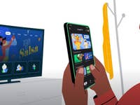 Google TV remote control widget for Android