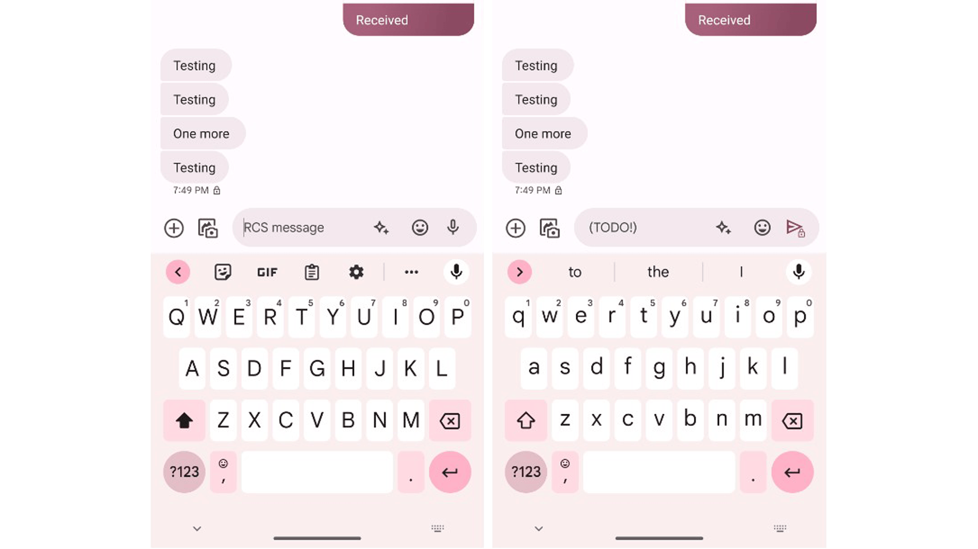 Google Bard in Messaging App