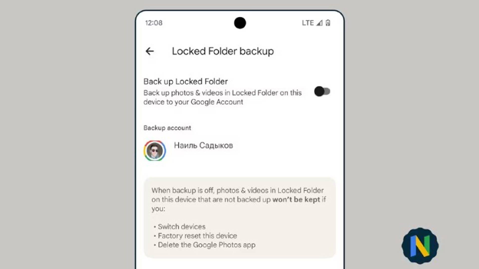 Google Photos Locked Folder adds backup to cloud
