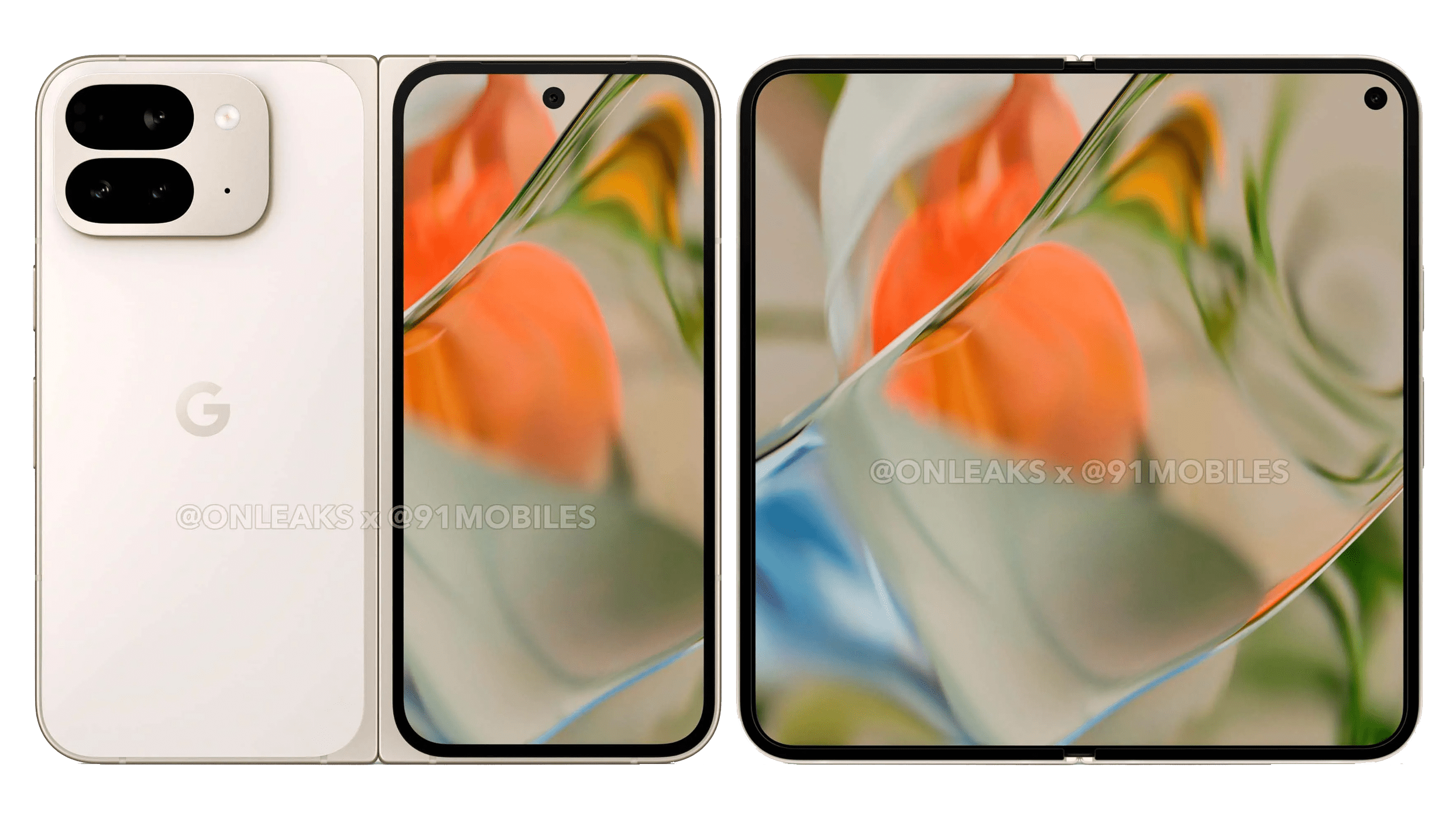 Google Pixel 9 Pro Fold renders