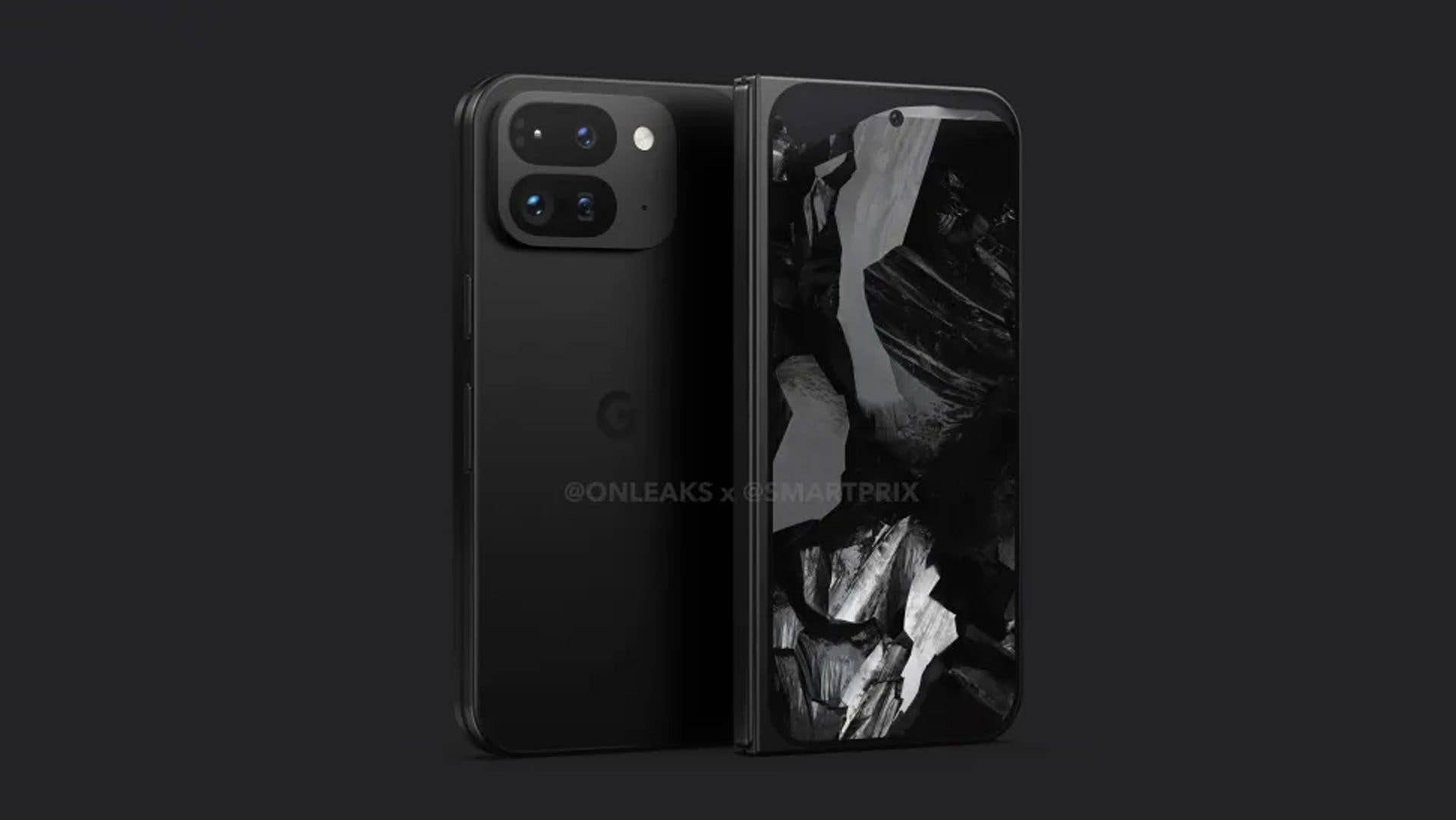 Google Pixel Fold 2 design in folded state