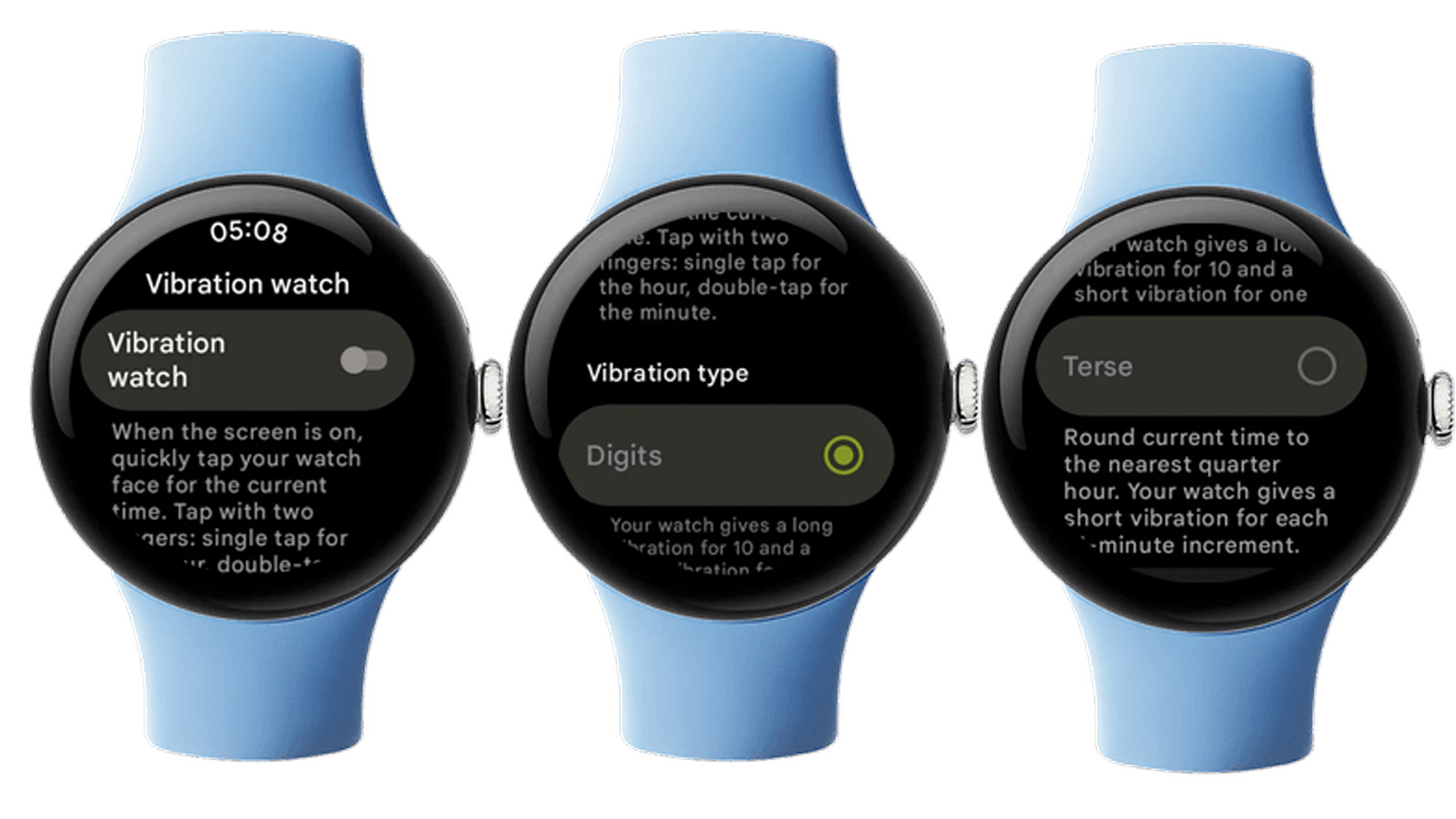 Google's new Vibration watch feature on Pixel Watch 2