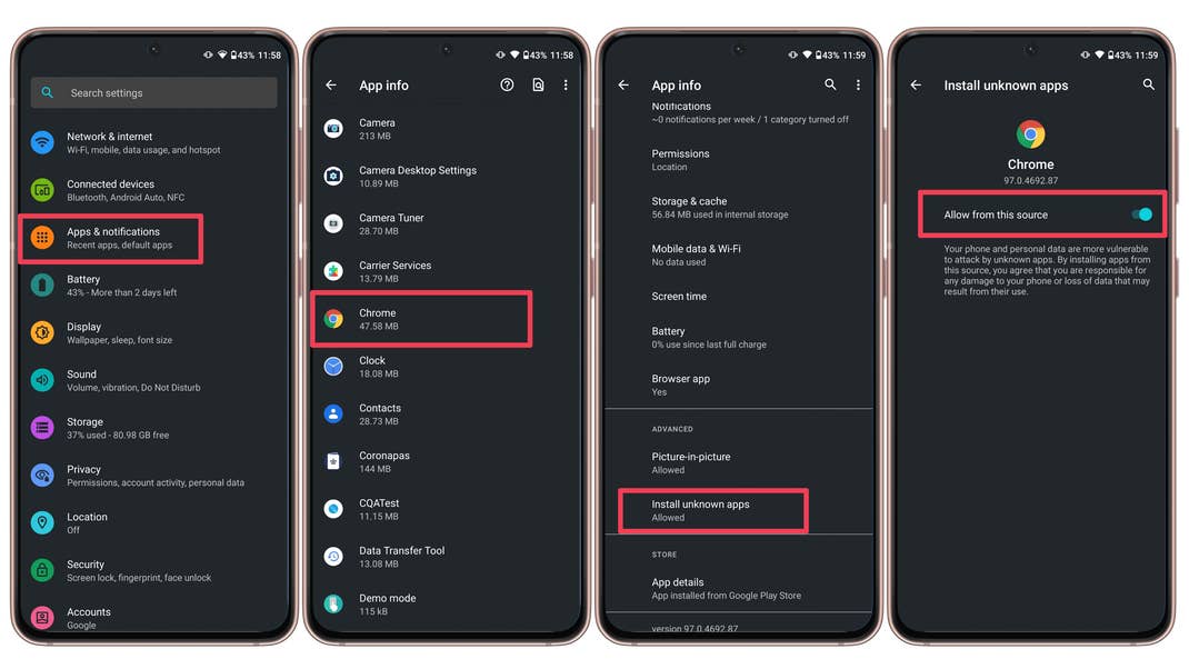 How to change permission of Chrome browser