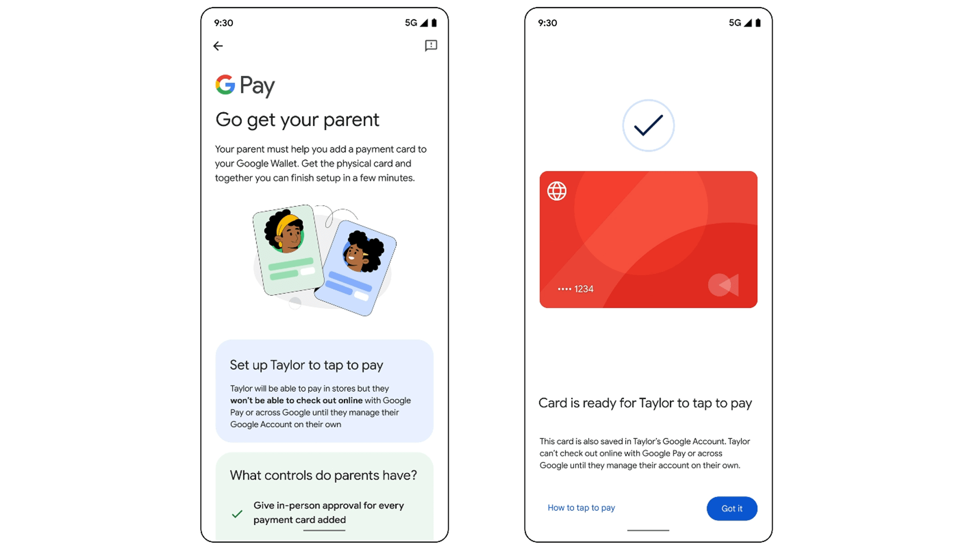 Google Wallet gains tap to pay feature for kids