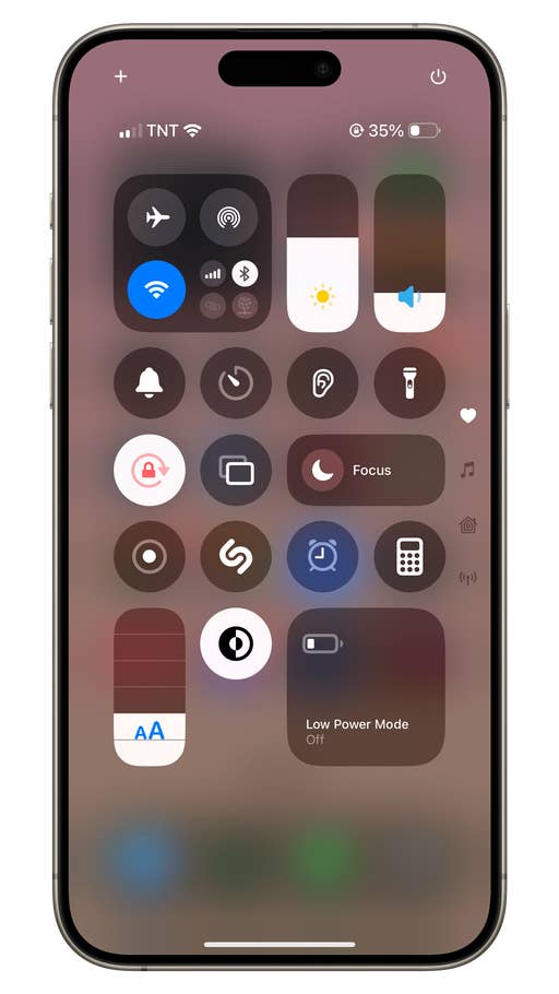 How to customize connectivity controls in Control Center