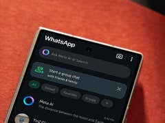 WhatsApp on a Samsung Galaxy Z Fold 6