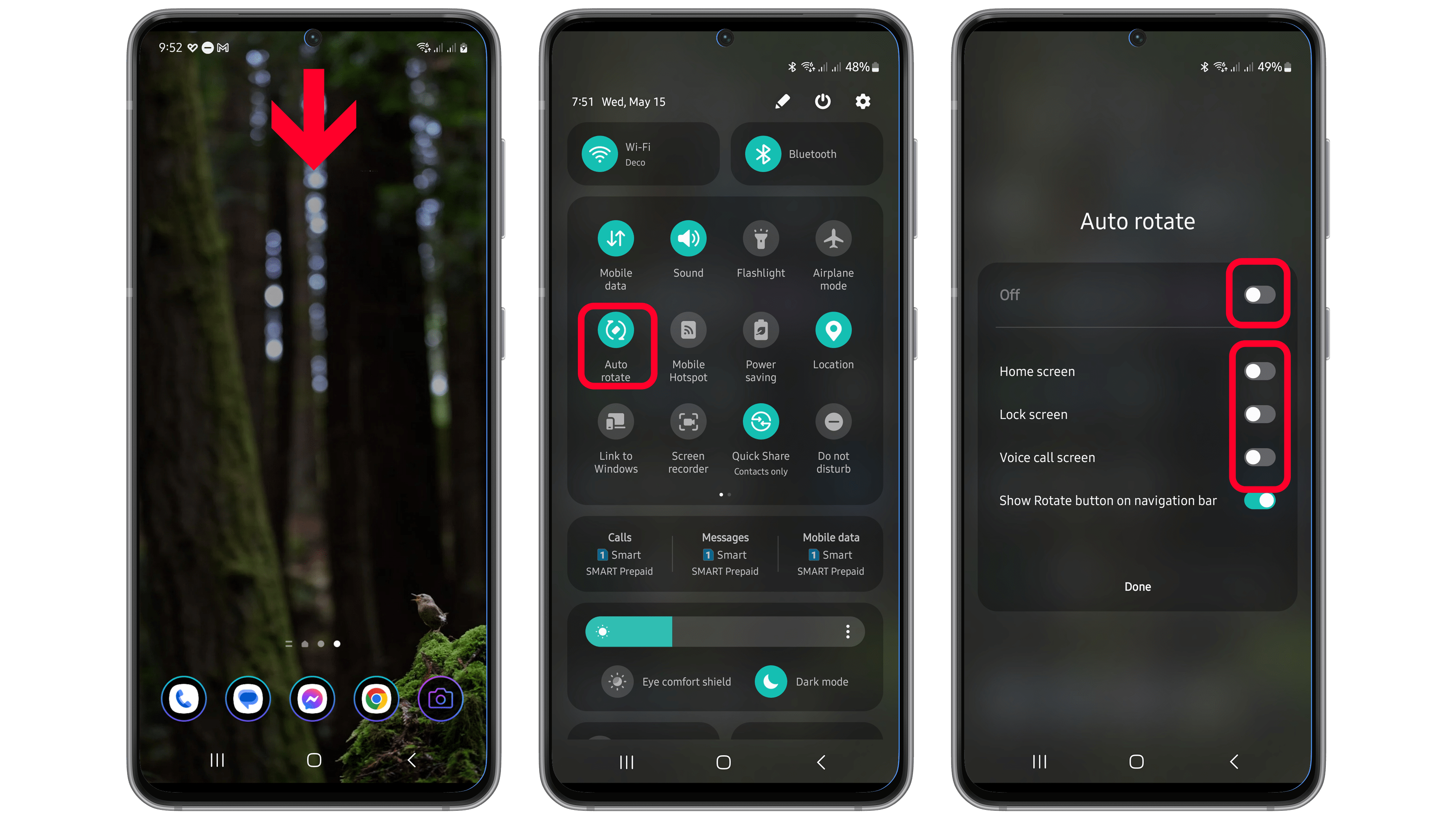 How to auto rotate screen for lock screen and home screen on Samsung Galaxy How to auto rotate screen for lock screen and home screen on Samsung Galaxy