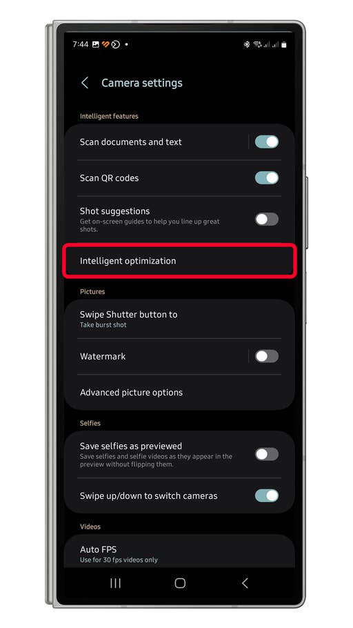 Samsungu0027s Galaxy Z Fold 5 camera settings