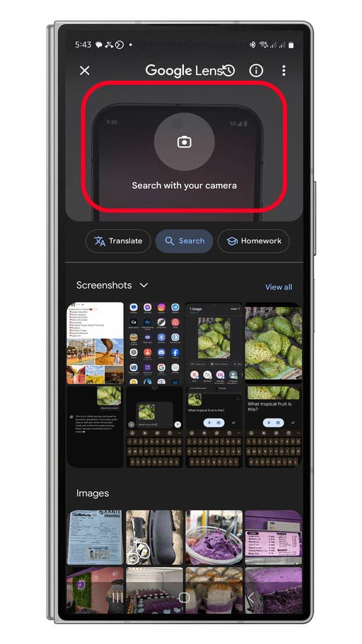 How to use the video search feature on Google Lens