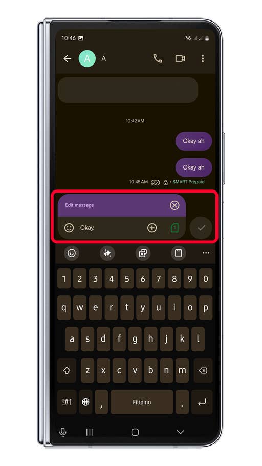 How to use Messaging edit feature on Google Messages for Android devices