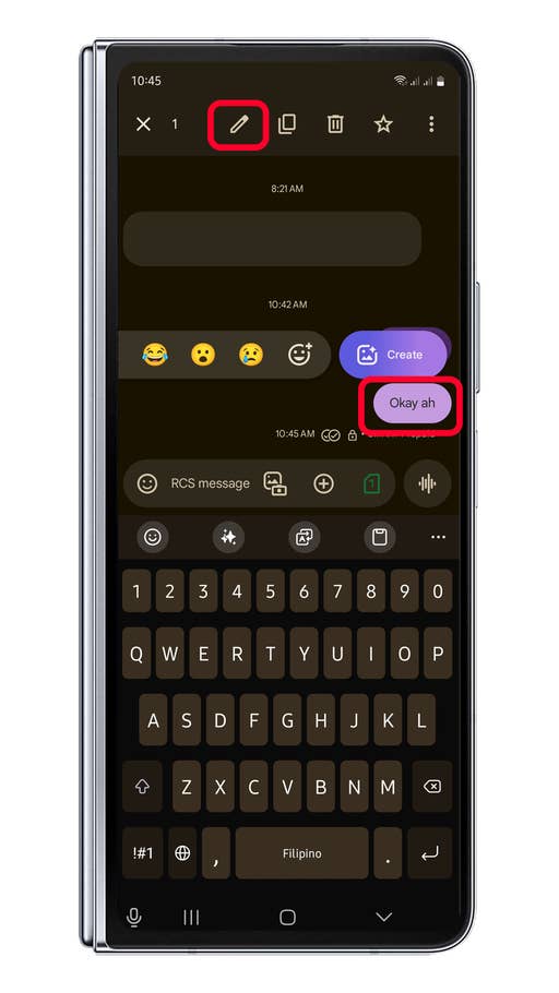 How to use Messaging edit feature on Google Messages for Android devices