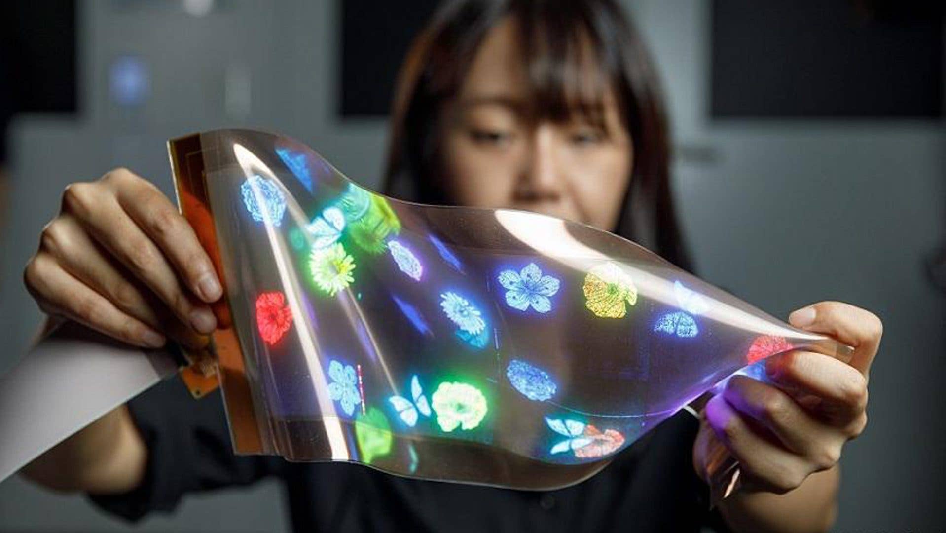 LG's concept of a stretchable display with 20 percent elasticity