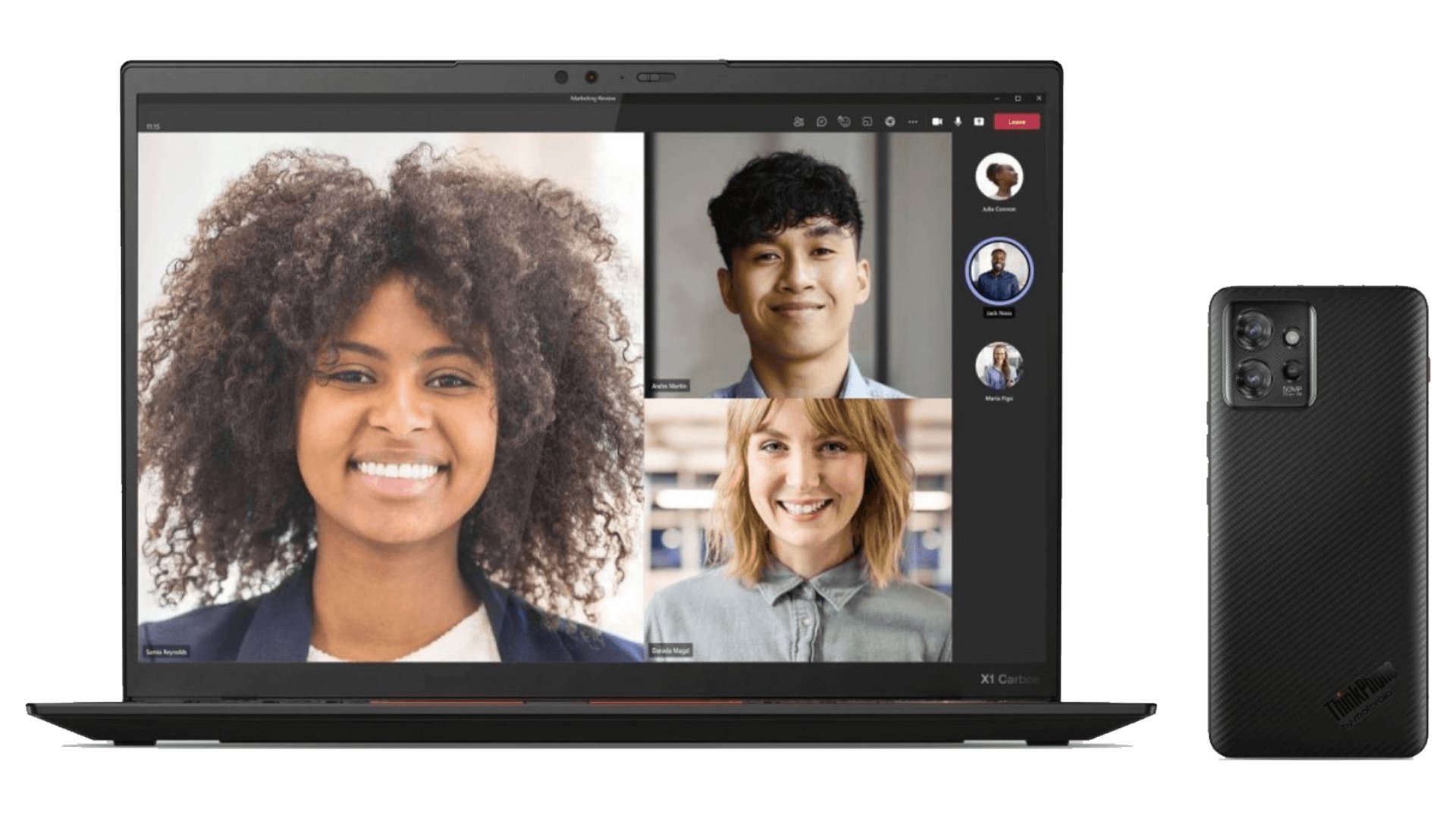 Motorola's ThinkPhone can be used as a laptop webcam Lenovo ThinkPhone by Motorola