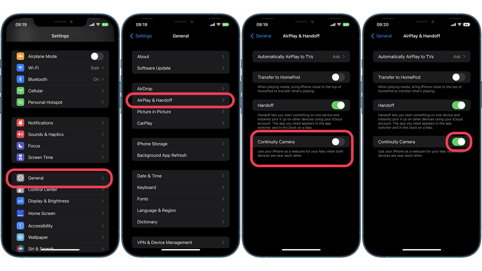 How to enable Continuity Camera iPhone and Mac