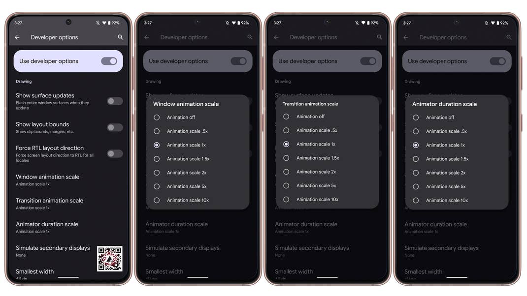 Android Developer Mode
