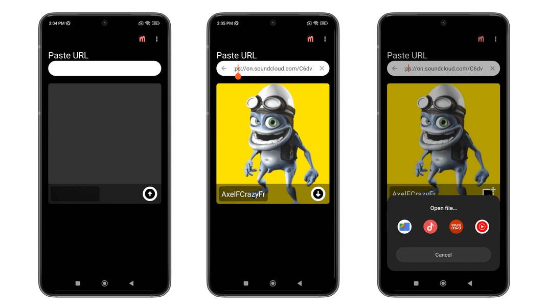 Music download apps - SoundLoader screenshots