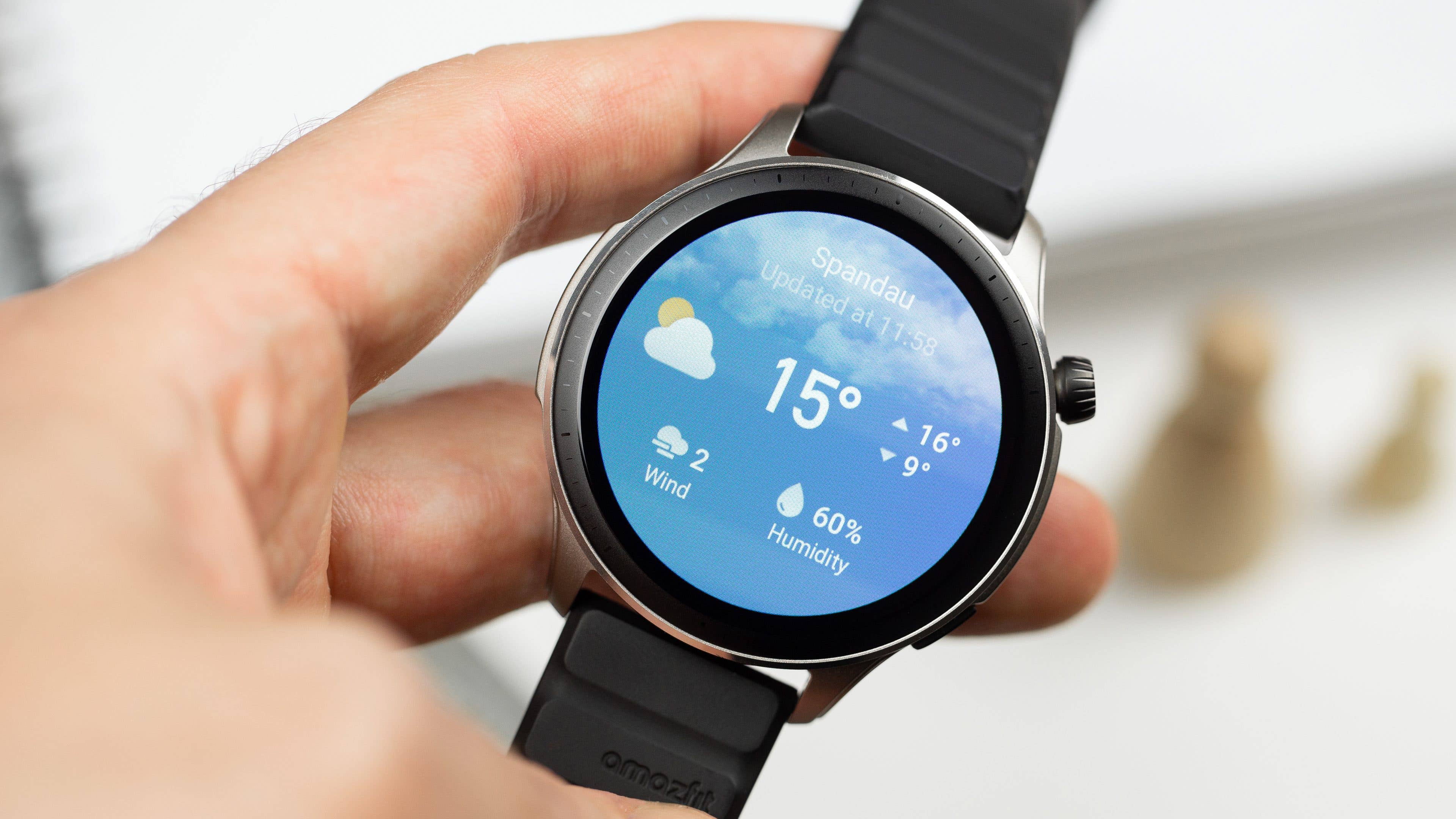 The Amazfit GTR 4 has an excellent display. Amazfit GTR 4 Display