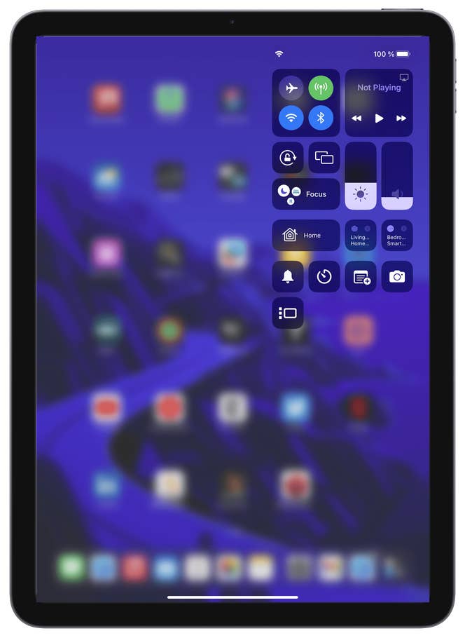 Apple iPad Air 2022, iPadOS 16, UI