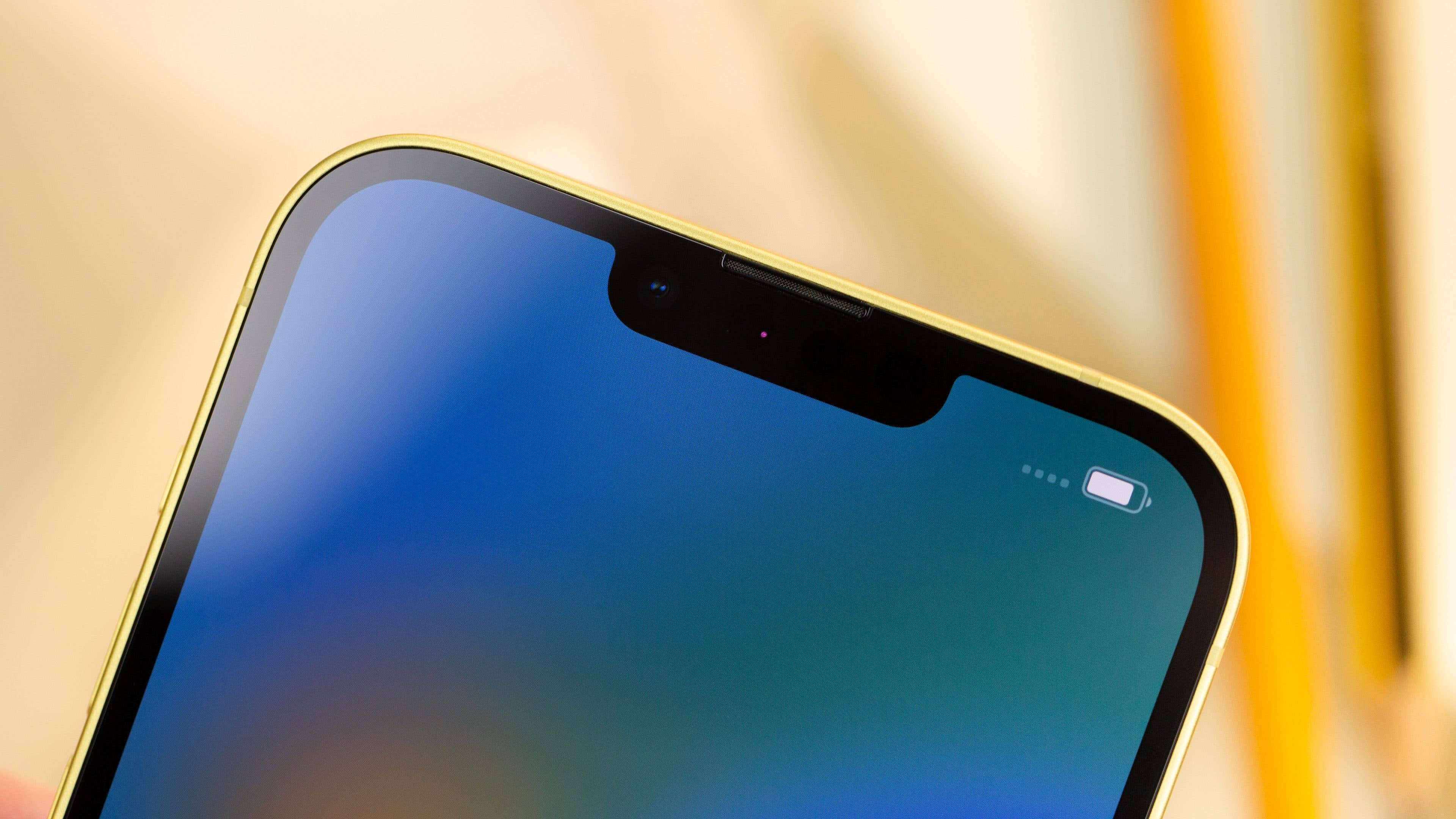 Apple iPhone 14 in yellow Apple iPhone 14 in yellow