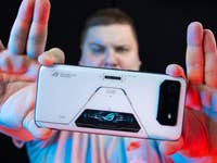 Asus ROG Phone 6 Pro being hold