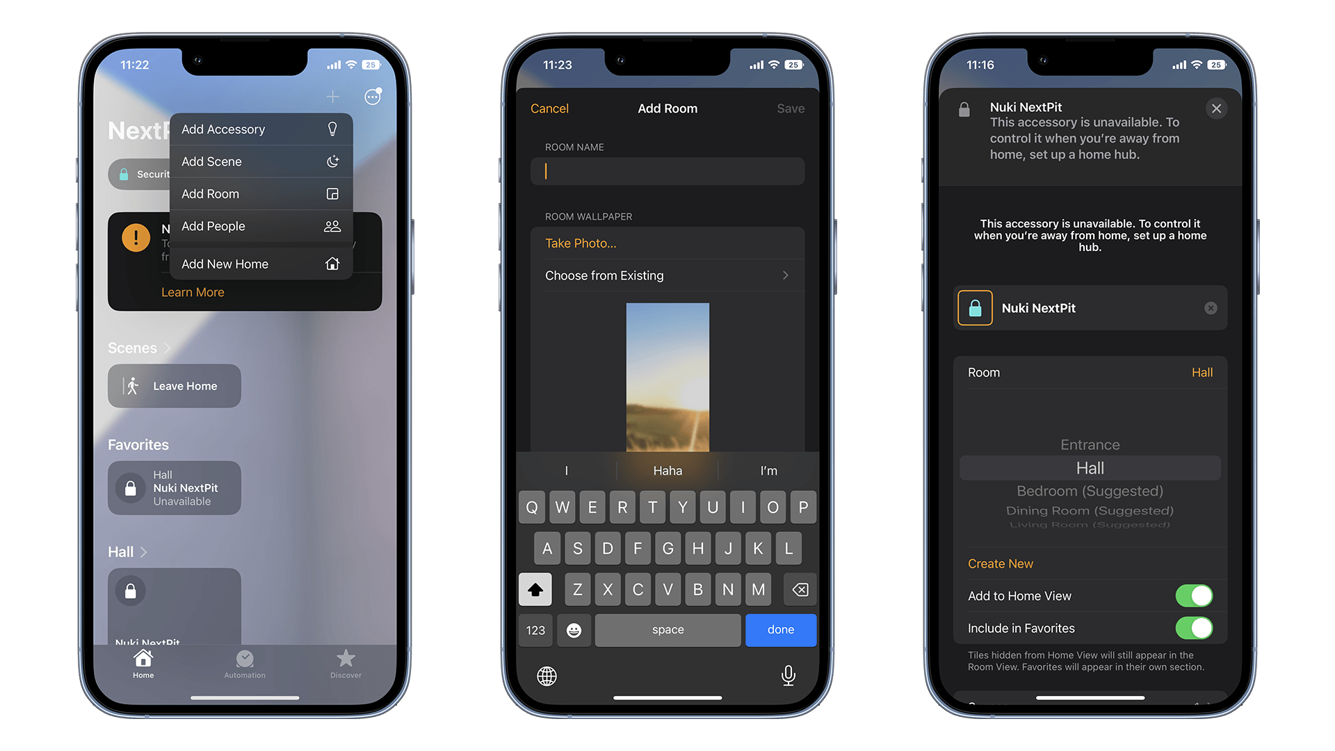 Adding a room lets you organize and control your accessories better how to add rooms to homekit