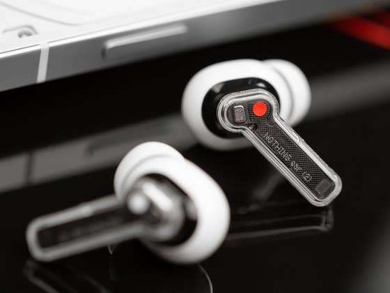 Nothing Confirms Ear and Ear (a) Headphones Without the Numbers