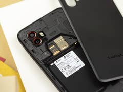 Samsung Galaxy XCover 6 Pro with removed back cover