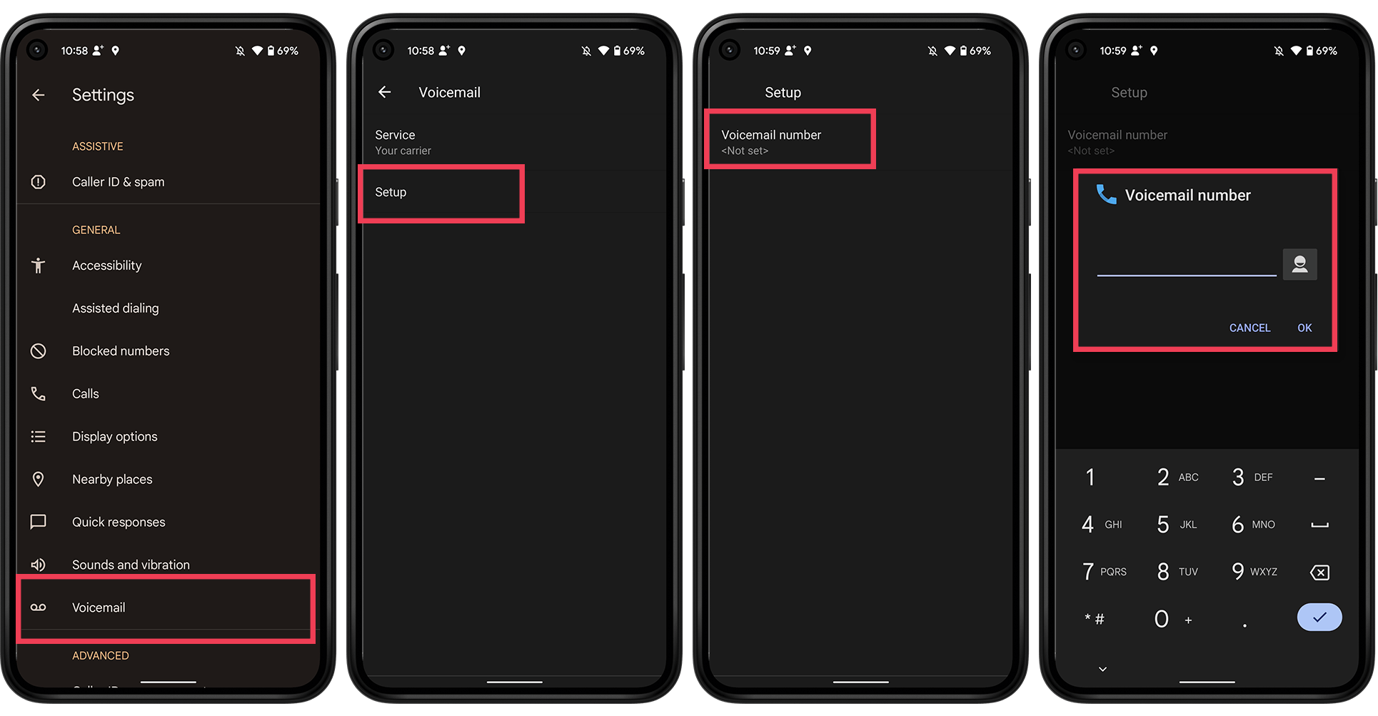 Voicemail, Android Voicemail, Android