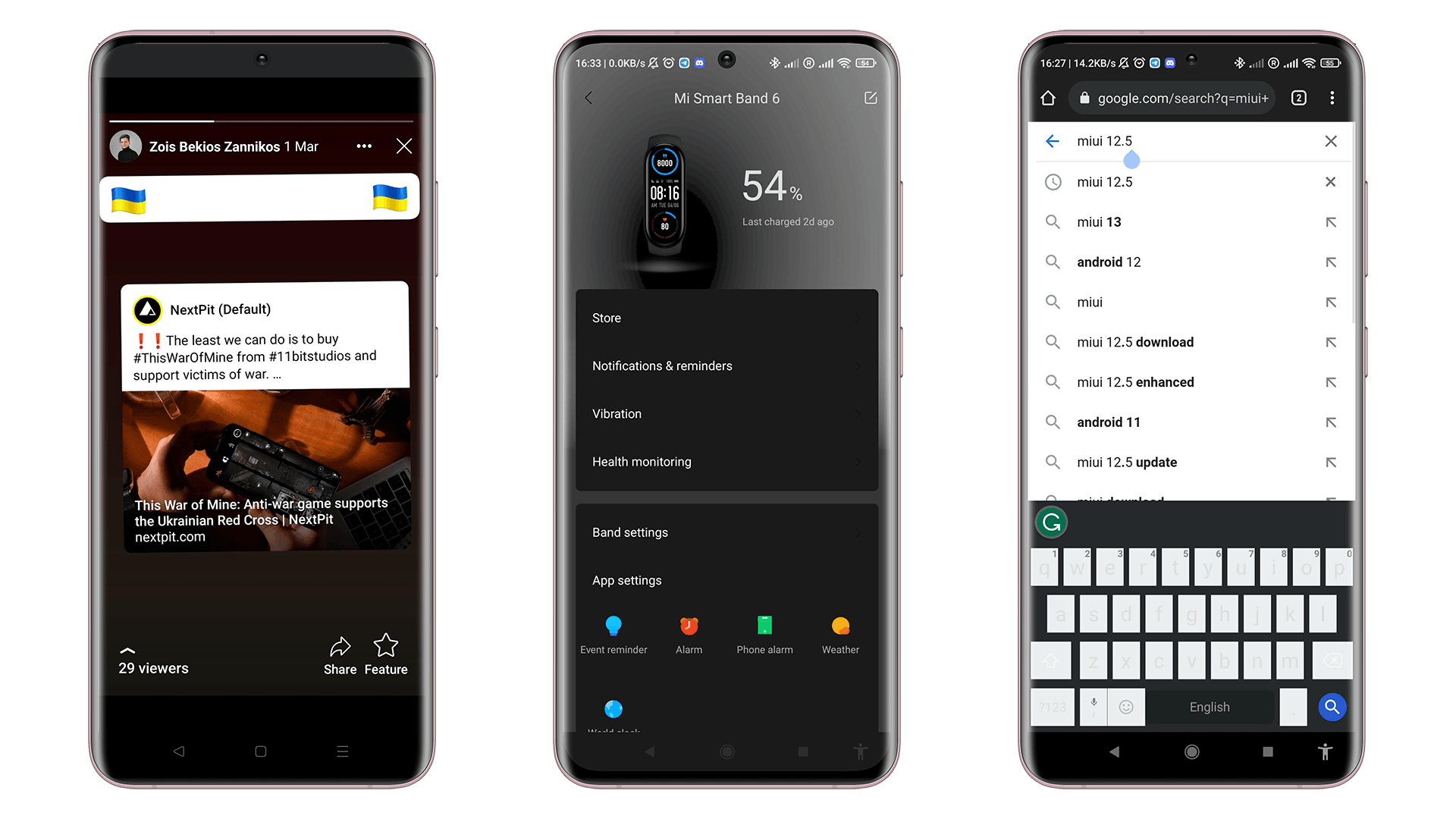 Nextpit xiaomi darkmode2.0 bugs op 2