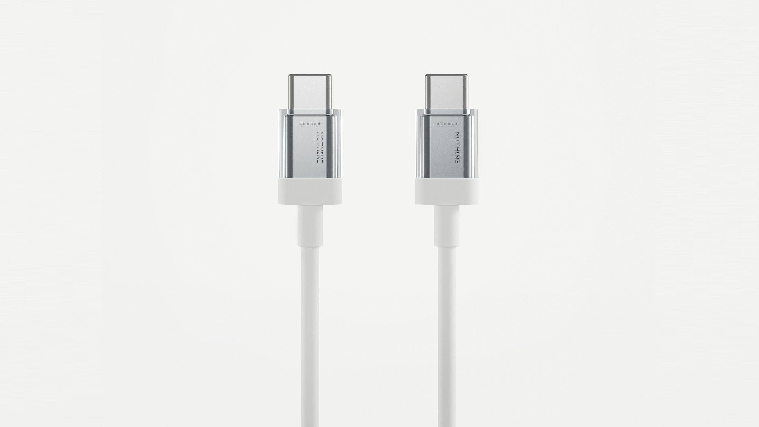 Nothing Phone 2's transparent USB data cable