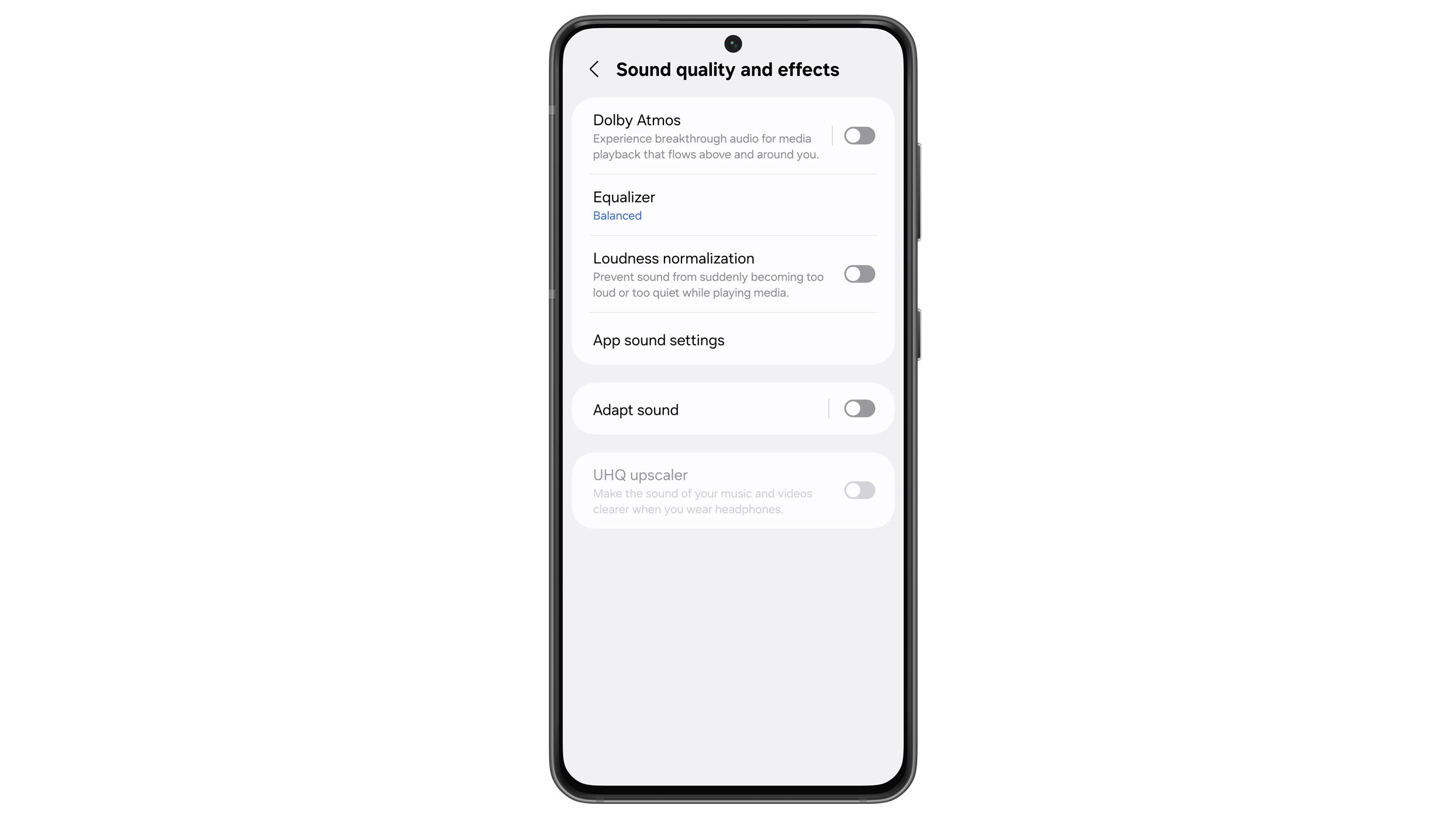 Samsung One UI 7 Beta's Loudness normalization feature