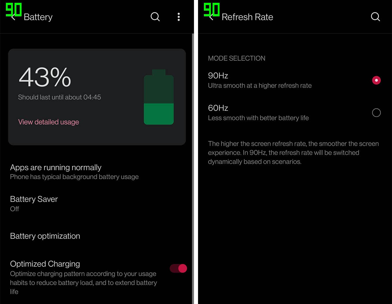 OnePlus Nord CE battery software
