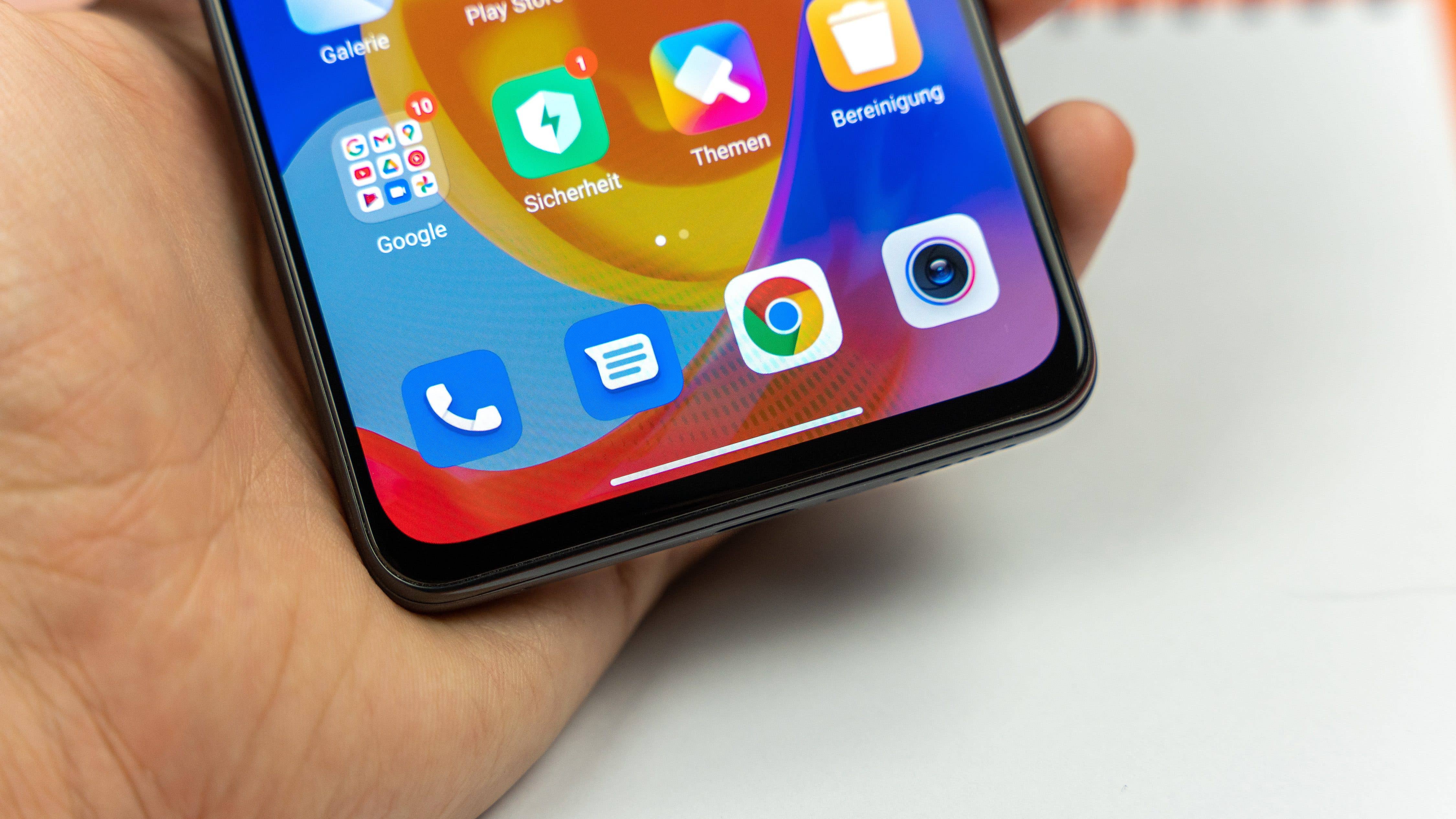 Kinn des Redmi Note 11 Pro.