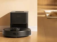 Roborock's Q7 M5+ features an automated docking station with a 2.7-liter dust bit capacity. Roborock Q7 M5+ robot vacuum and mop