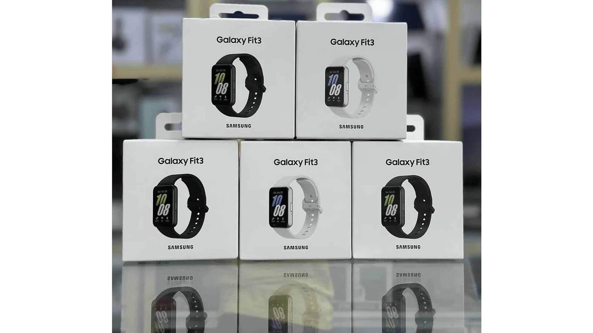 Samsung Galaxy Fit 3's retail box Samsung Galaxy Fit 3's retail box