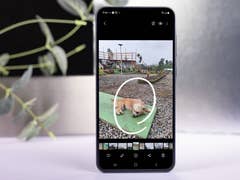 Samsung Galaxy A55 with Circle to Search AI feature