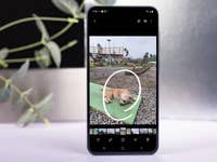 Samsung Galaxy A55 with Circle to Search AI feature