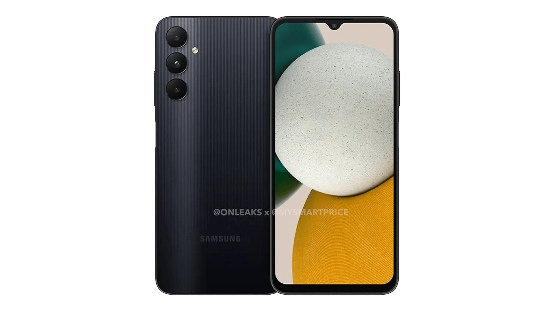 Samsung Galaxy A05s render in black Samsung Galaxy A05s render in black