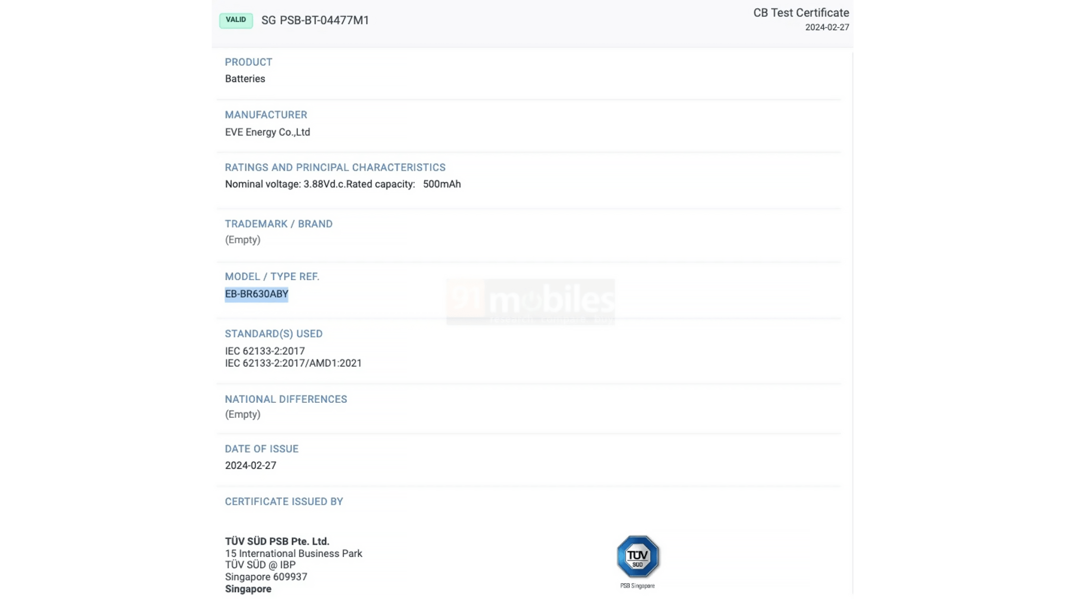 Samsung's Galaxy Buds 3 Pro charging case battery size