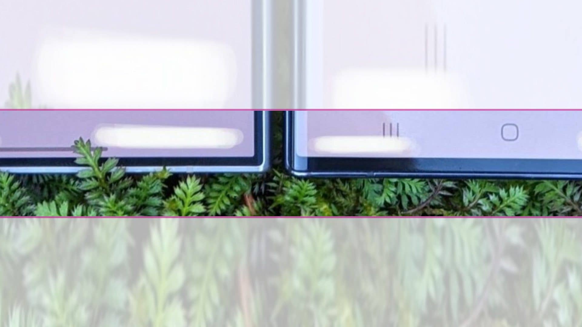 Samsung Galaxy S24 Ultra bezels compared