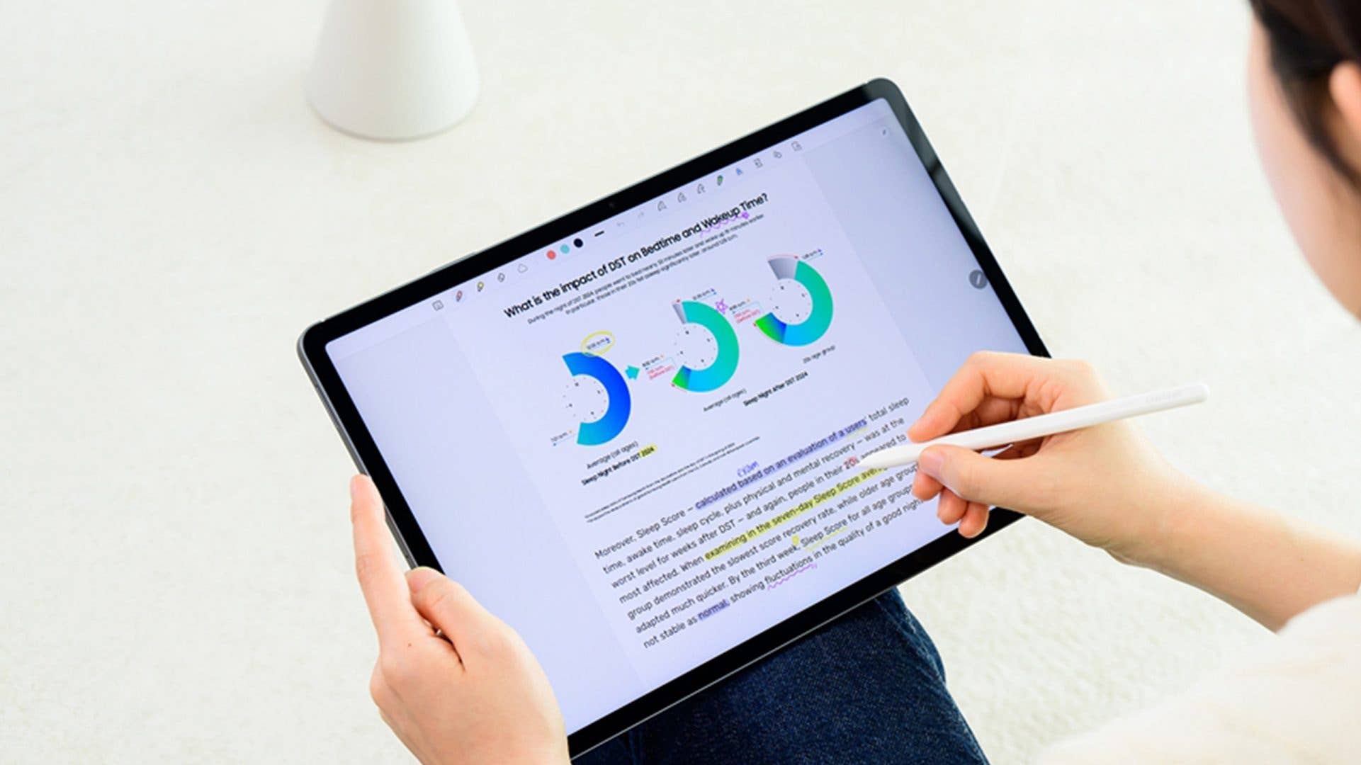 Samsung Galaxy Tab S10 FE+ with S Pen