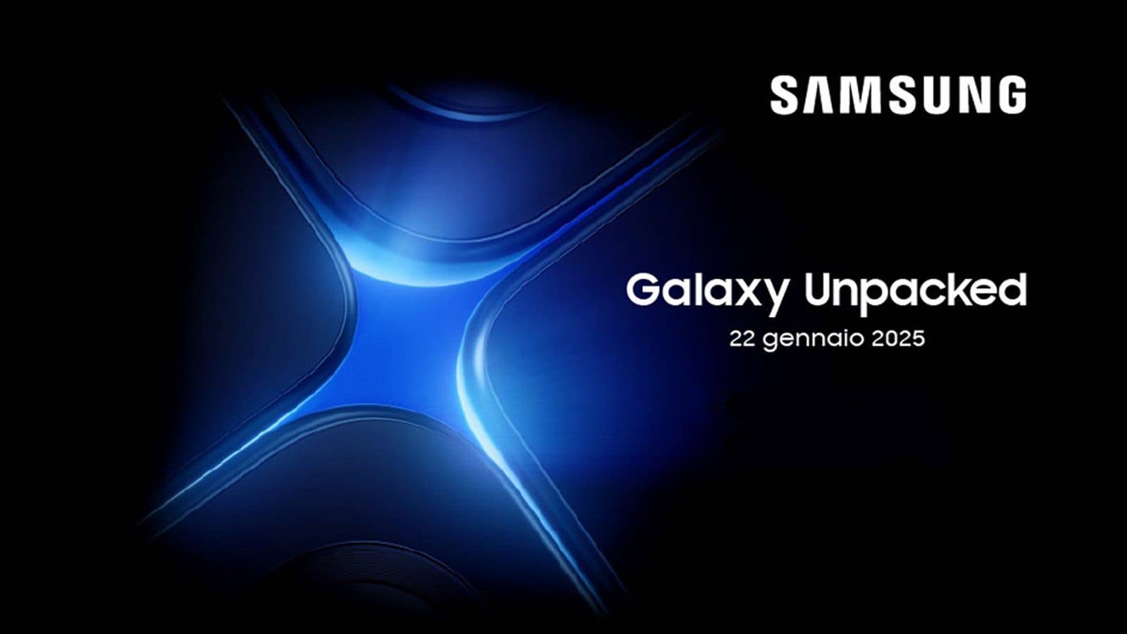 Samsung Galaxy Unpacked event announcement for January 22, 2025.