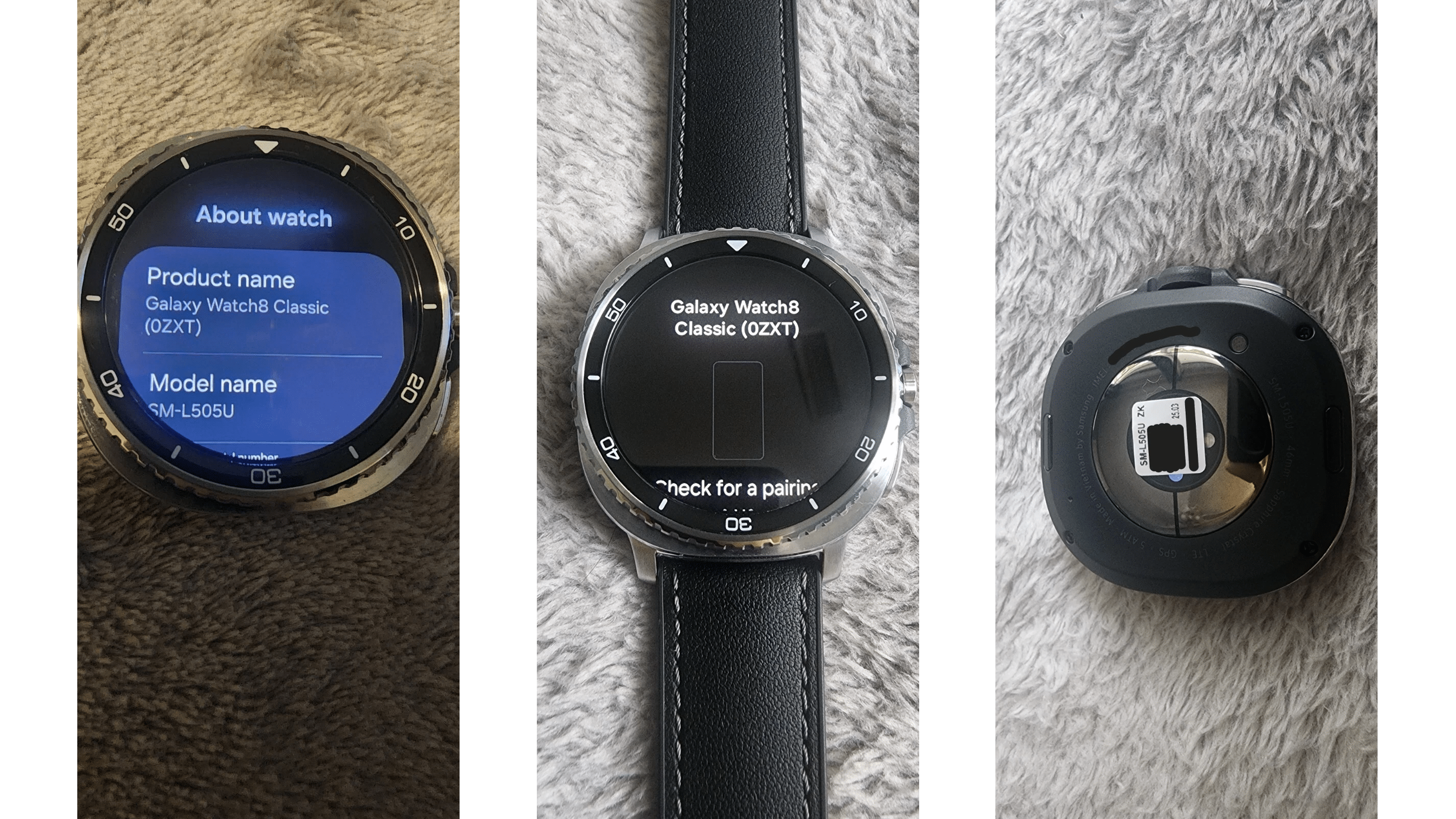 Samsung's Galaxy Watch 8 Classic with a squircle design and the rotating bezel.
