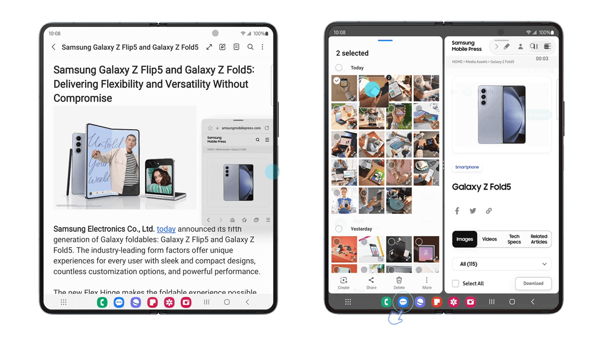 Samsung One UI 5.1.1 new features for Galaxy foldables Samsung One UI 5.1.1 new features for Galaxy foldables