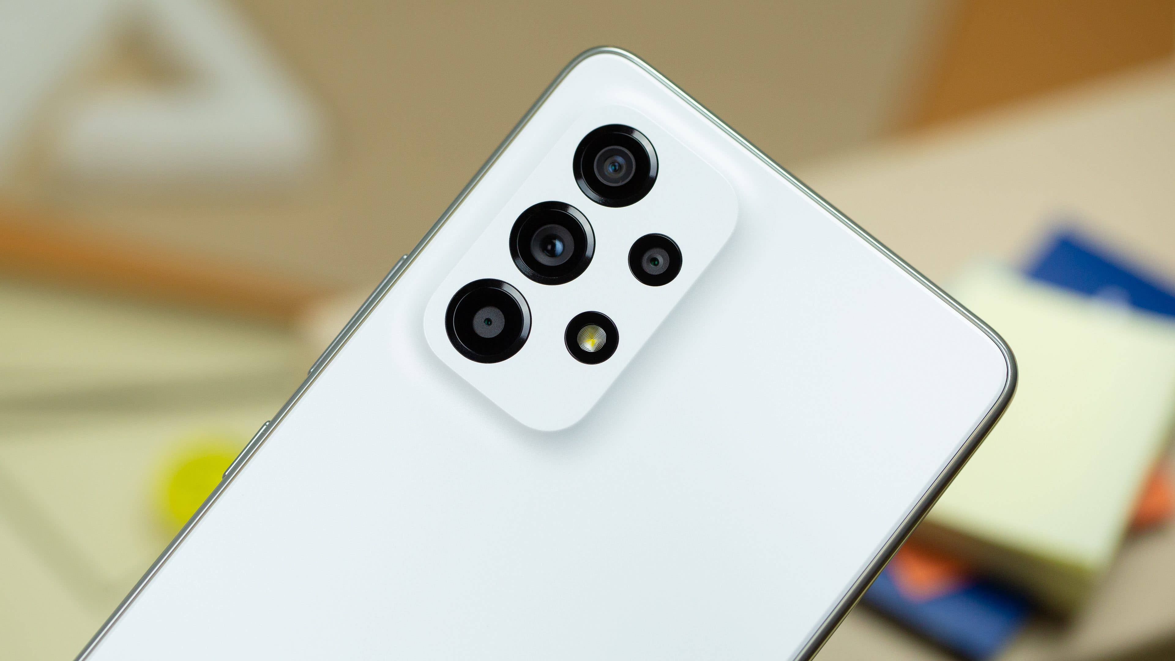 Samsung Galaxy A53 camera module up close Samsung Galaxy A53 camera module up close