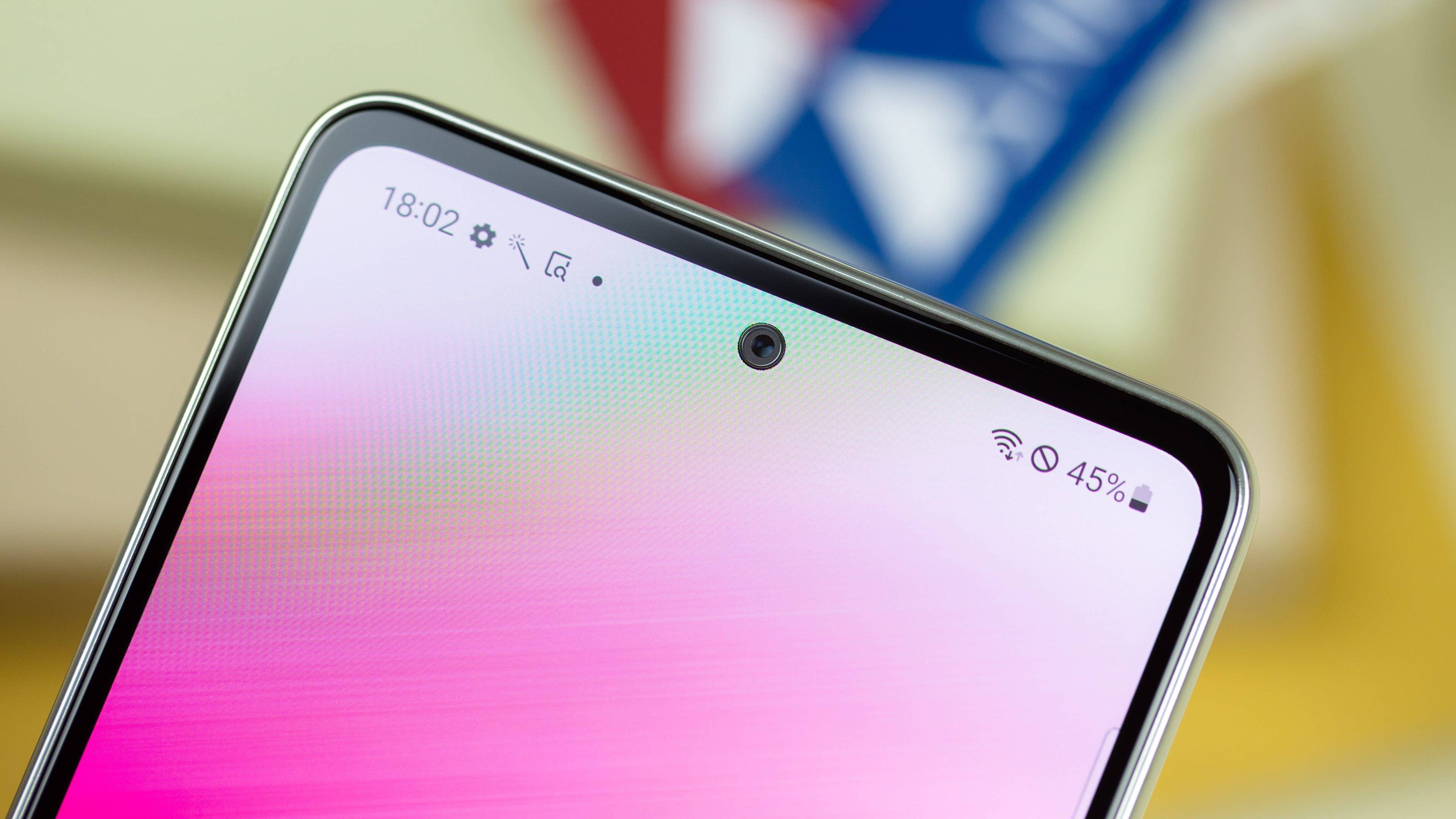 Samsung Galaxy A53 display up close Samsung Galaxy A53 display up close