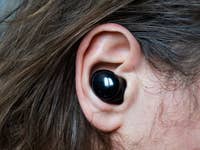 Samsung Galaxy Buds Pro on the ear